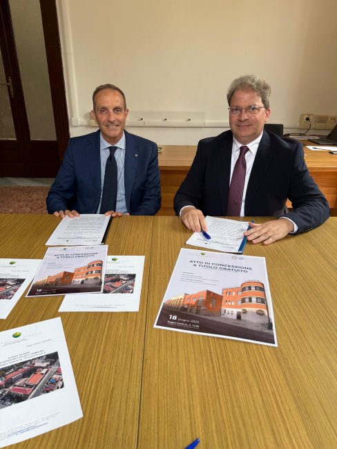 Agreement signed for the concession of a property between the Università Mediterranea  and the State Property Agency