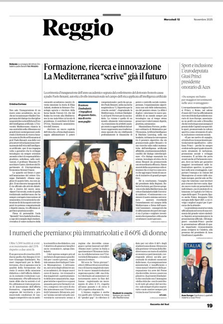 Laurea Honoris causa Padre Benanti