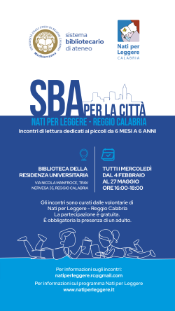 sba per la città- Libraries - sba for the city 2026