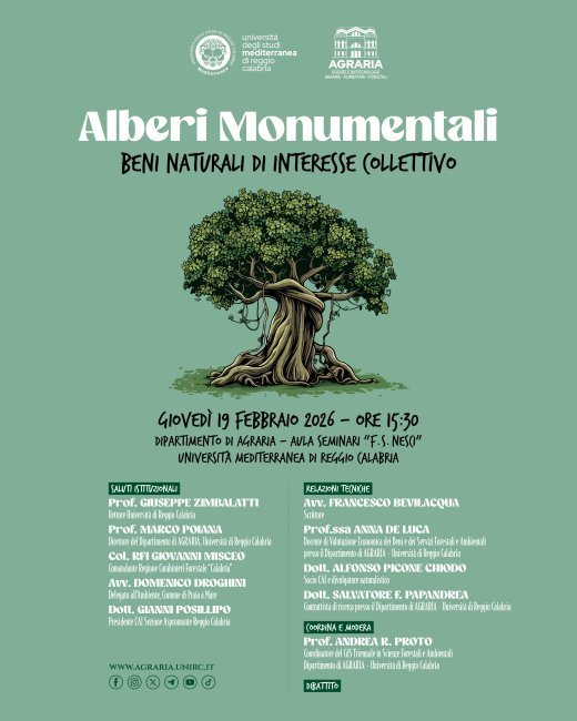 Seminar Monumental Tree - Alberi Monumentali Seminario 2026