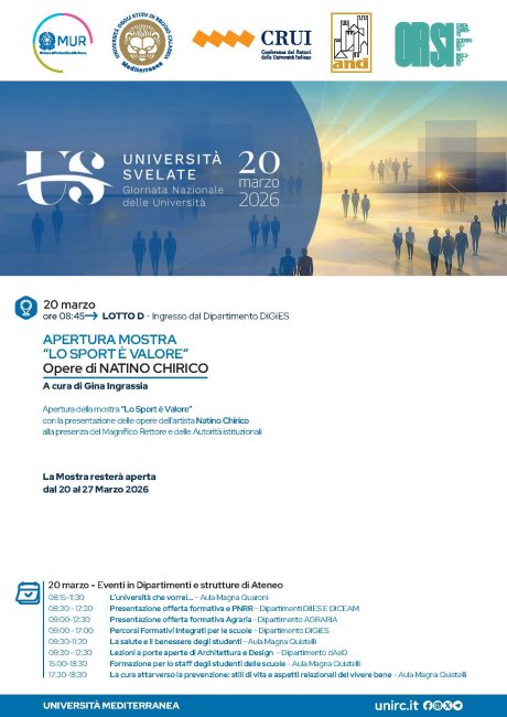 Universities revealed 2026 - Università Svelate 2026  Event