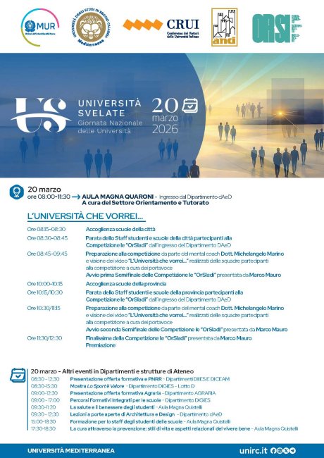 Universities revealed 2026 - Università Svelate 2026  Event