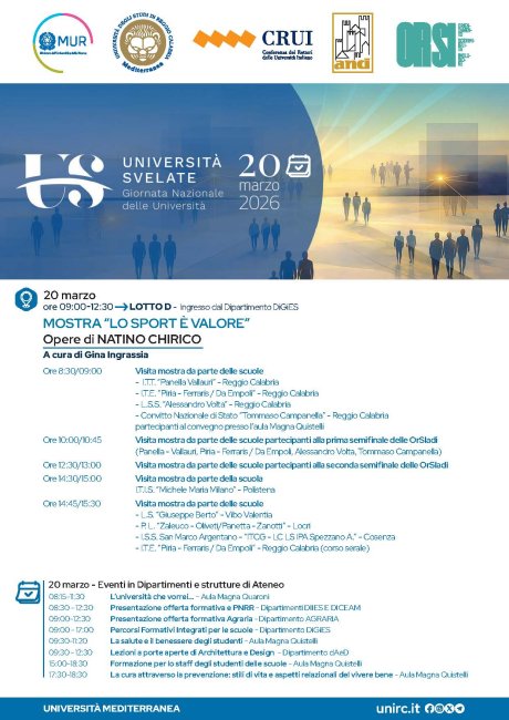 Universities revealed 2026 - Università Svelate 2026  Event