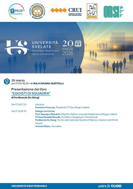 Universities revealed 2026 - Università Svelate 2026  Event