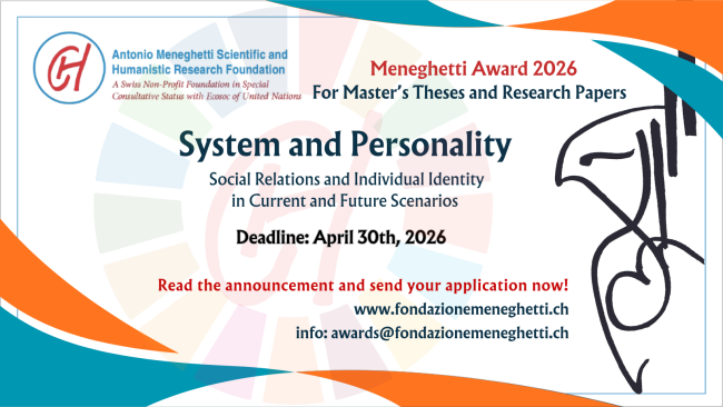 Meneghetti Award 2026 - Premio Meneghetti 2026