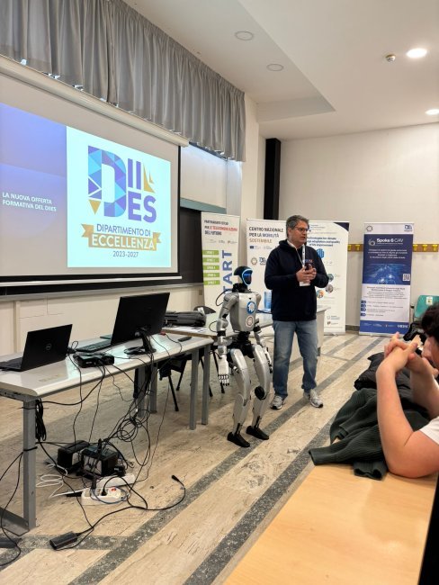 Future technologies showcased at the Department of Excellence (DIIES) to inspire new generations.