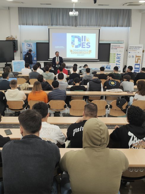 Future technologies showcased at the Department of Excellence (DIIES) to inspire new generations.