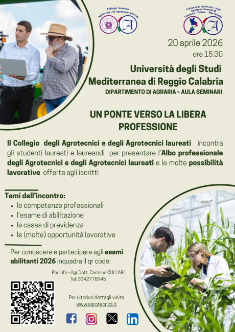 Agriculture Seminar april 20 2026