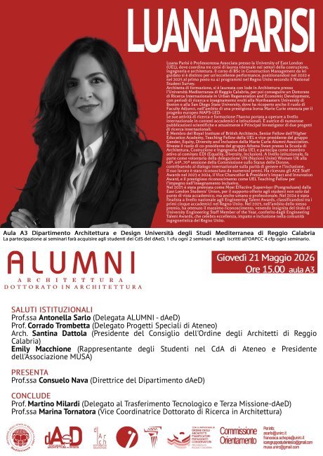 Alumni Architecture dAeD 2026