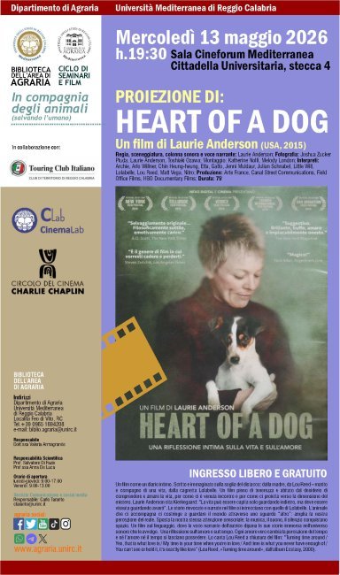 LOCANDINA - Heart of a dog - film