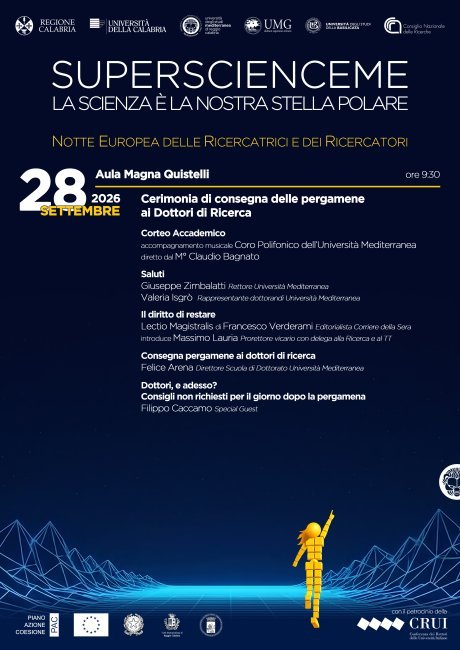 SuperScienceMe 2026 Researcher's Night Notte dei Ricercatori