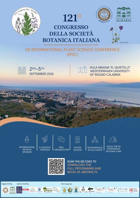 121st Congress of the Italian Botanical Society  -Congresso Botanica