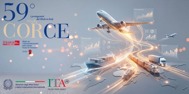 Master's Degree in Business Internationalization, 59th CORCE "Fausto De Franceschi"