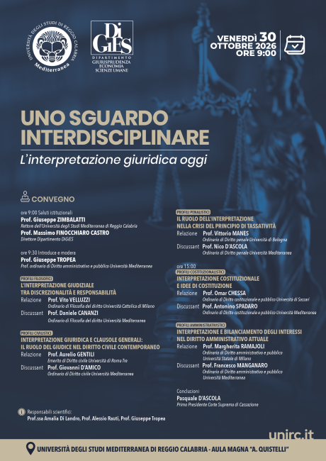 Uno sguardo interdisciplinare Convegno