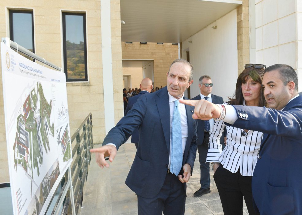 Ministro Bernini, Zimbalatti Rettore, Sindaco Cannizzaro