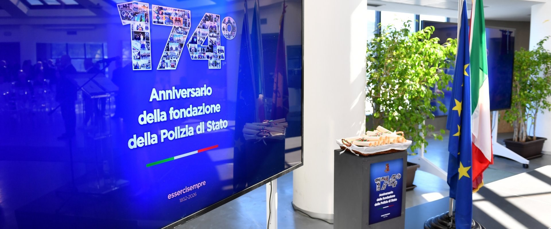 The Italian State Police celebrates its anniversary