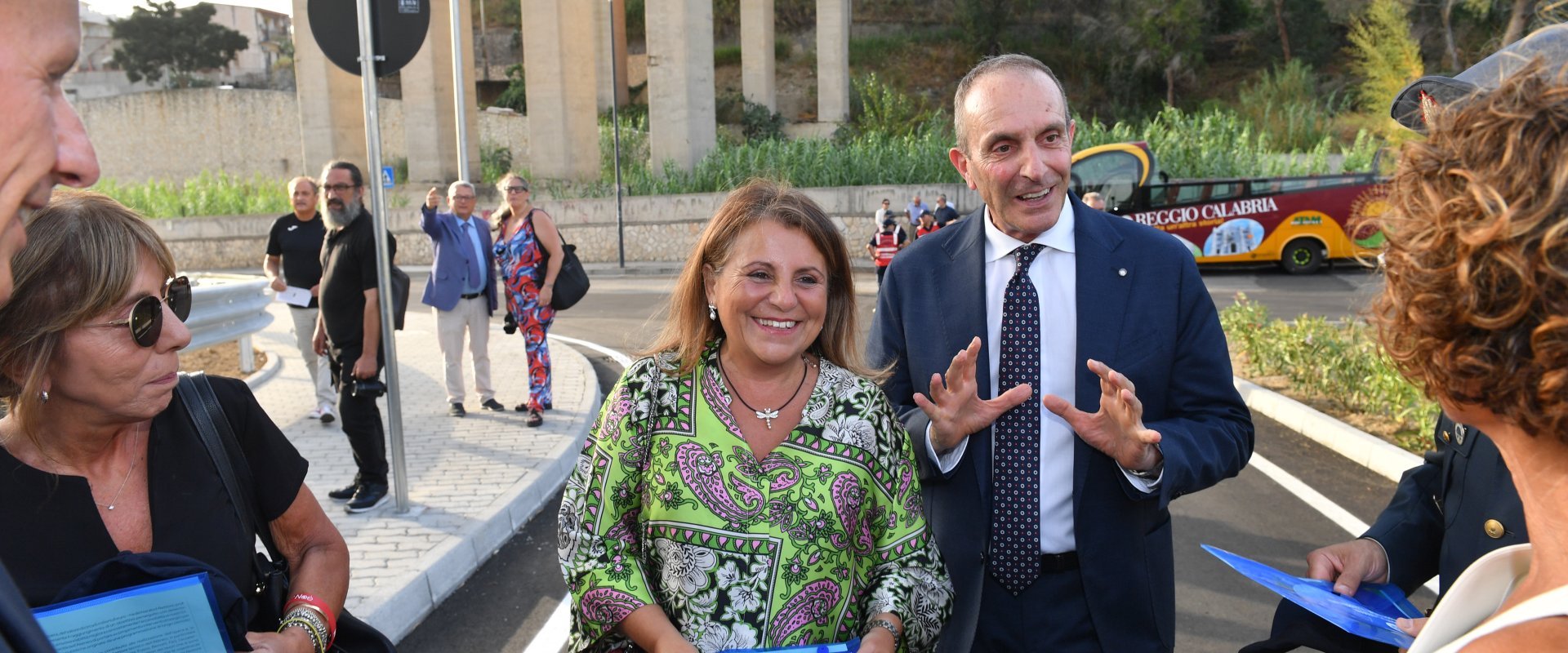 Inauguration new road system university - engineering - inaugurazione nuova viabilità università - ingegneria