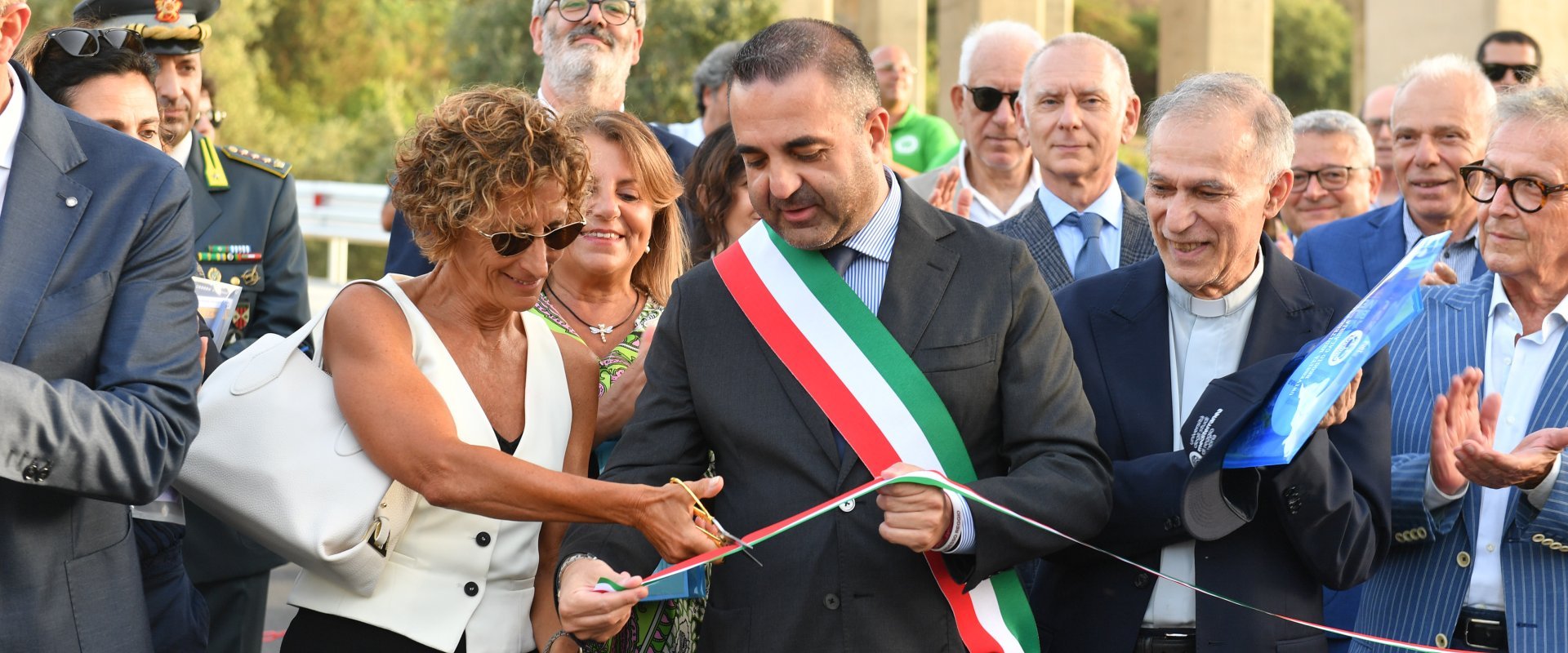 Inauguration new road system university - engineering - inaugurazione nuova viabilità università - ingegneria