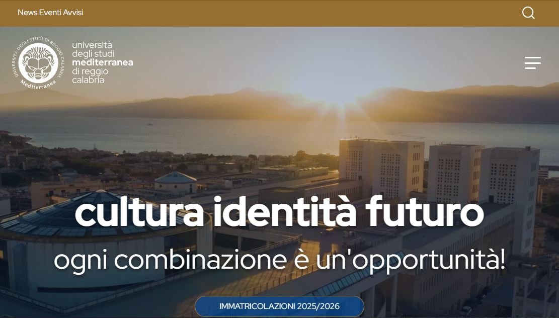 Zimbalatti, Campus, Ministro Bernini, Nuovo sito web
