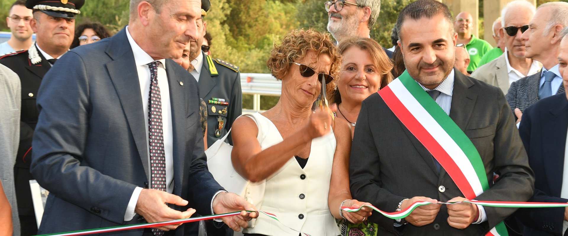 Inauguration new road system university - engineering - inaugurazione nuova viabilità università - ingegneria