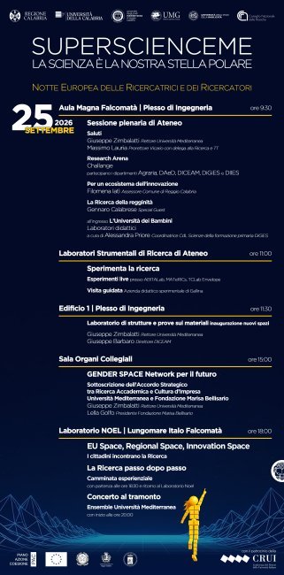 SuperScienceMe 2026 Researcher's Night Notte dei Ricercatori