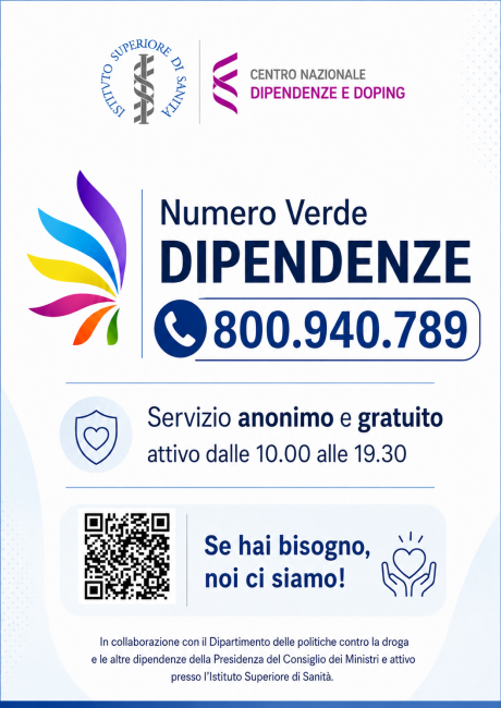 Number for fight addiction - numero verde dipendenze